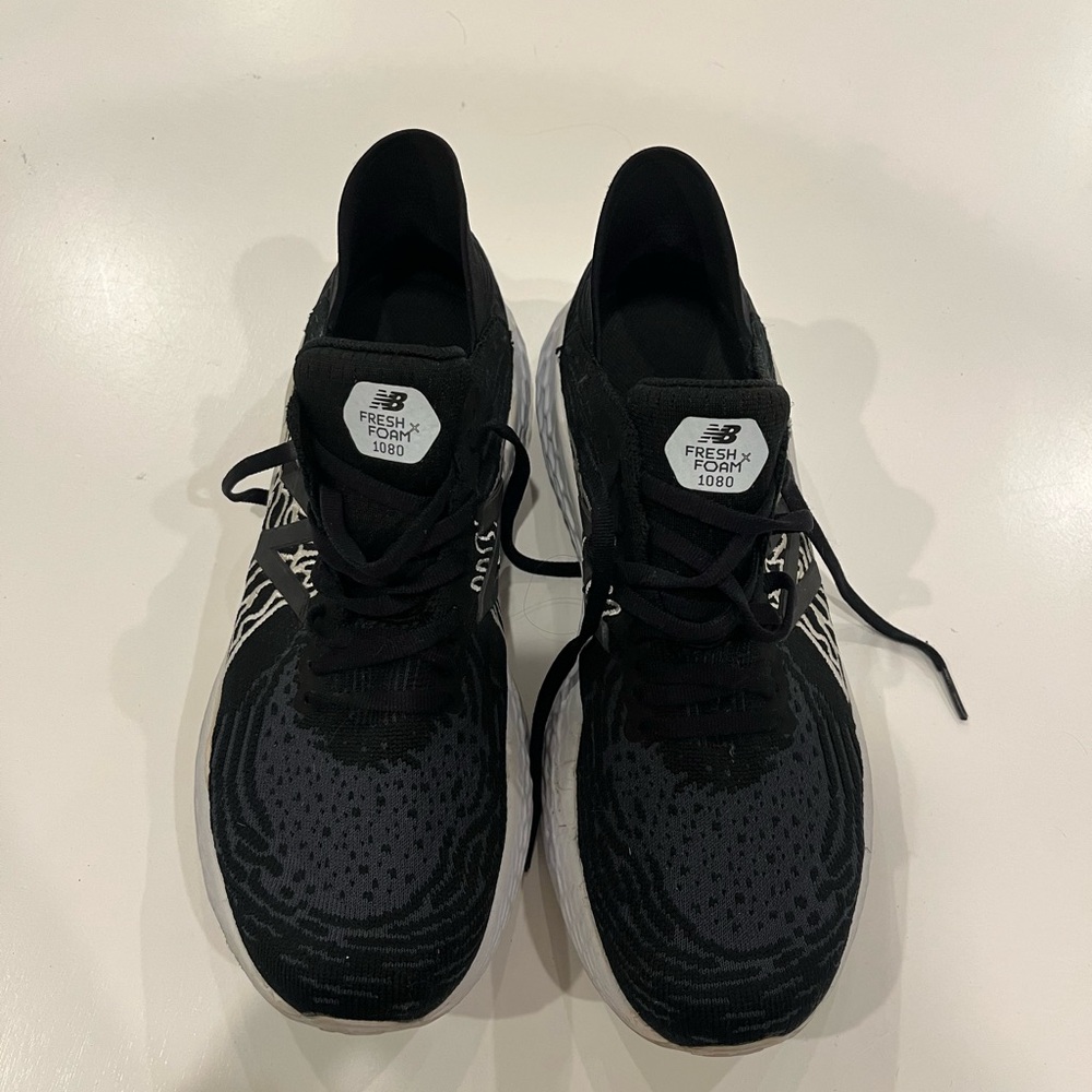 New Balance Black and White Athletic Sneakers